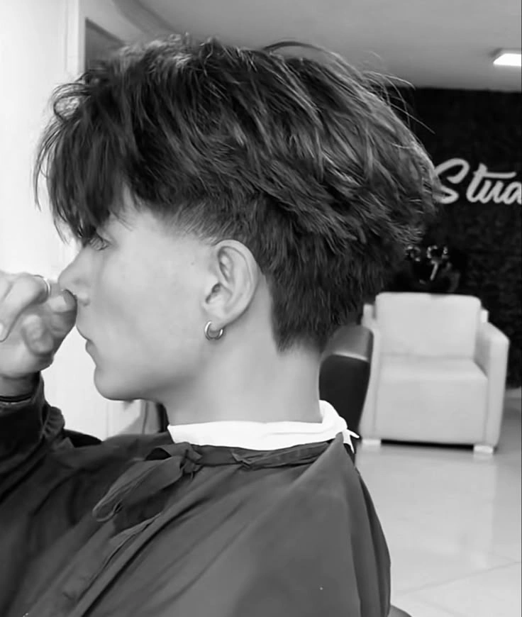 Long Hair Low Taper Fade