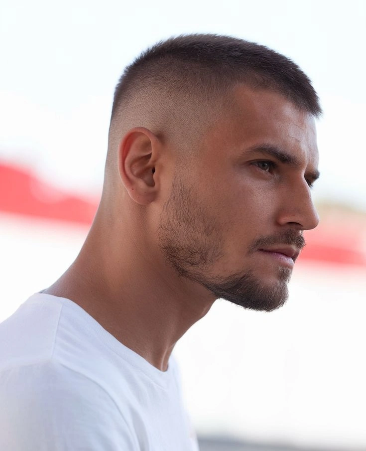 Low Taper Fade Buzz Cut