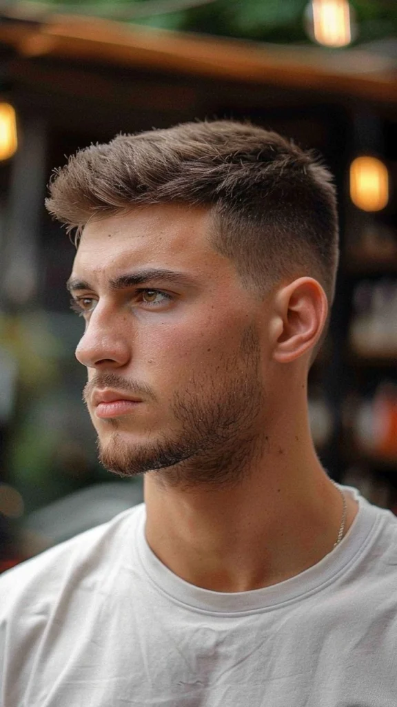Low Taper Fade Crew Cut
