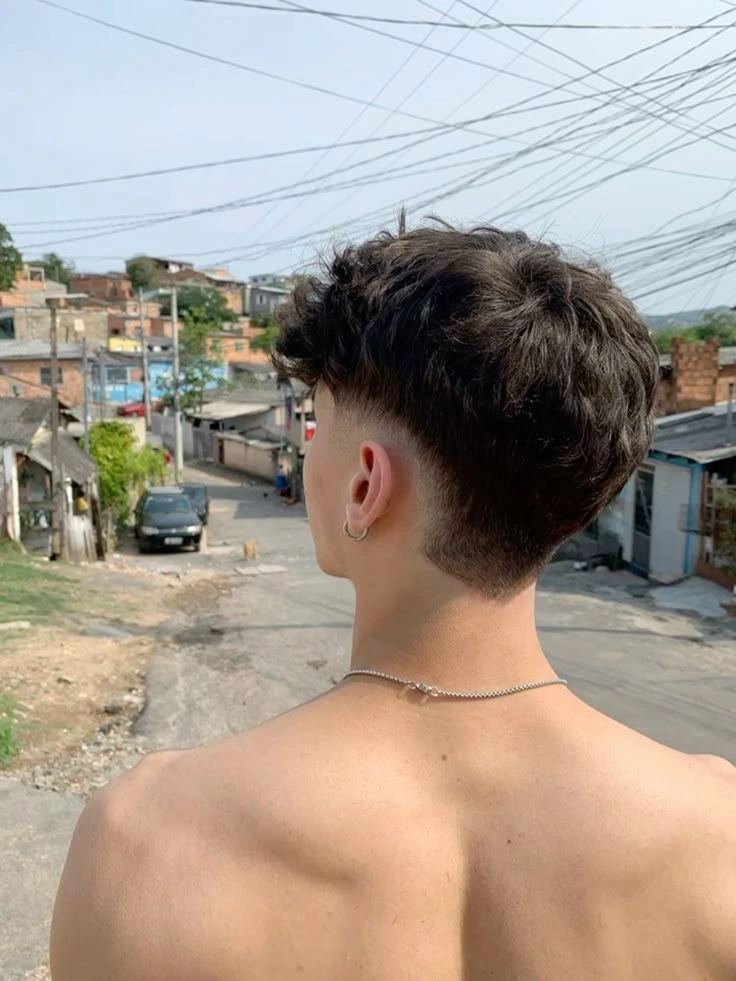 Low Taper Fade Mullet