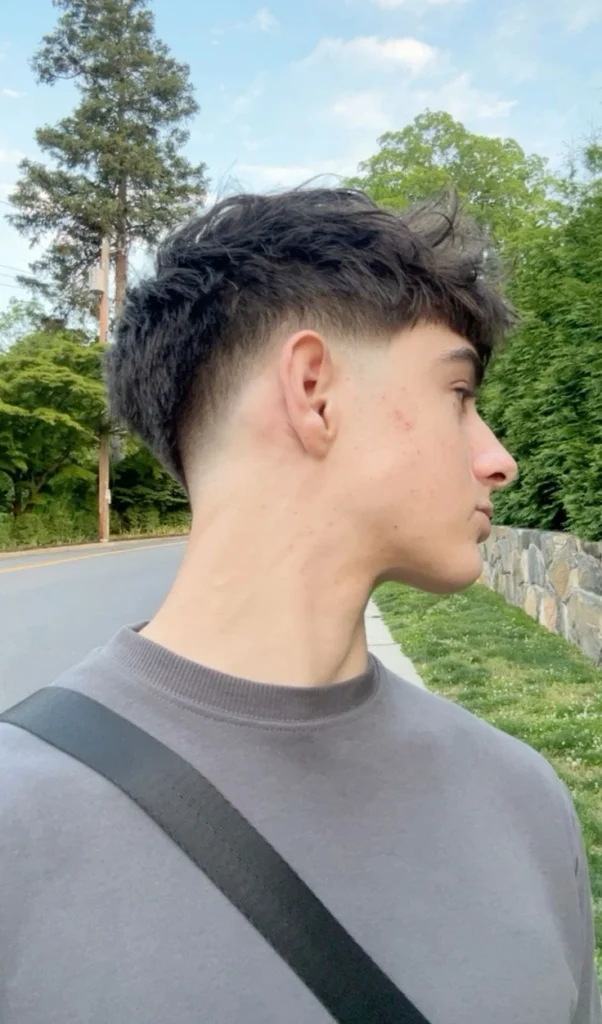 Low Taper Fade White Male