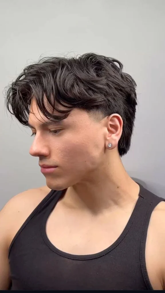 Burst Fade Middle Part