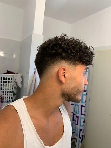 Curly Hair Fade
