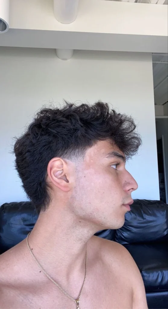 Drop Fade Mullet