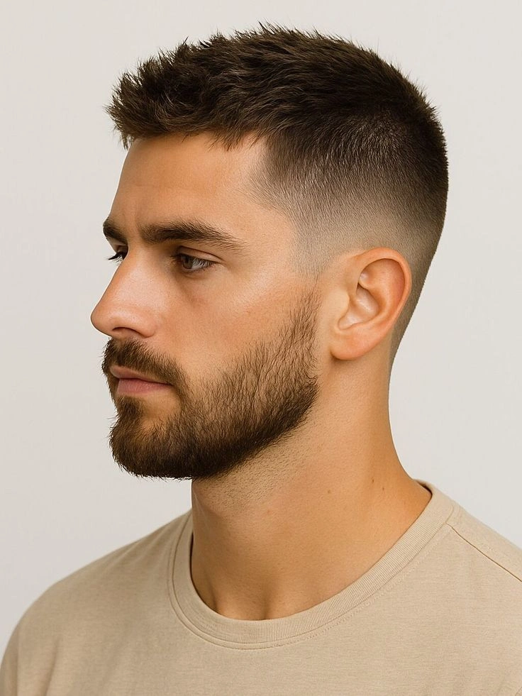 High Fade Crew Cut