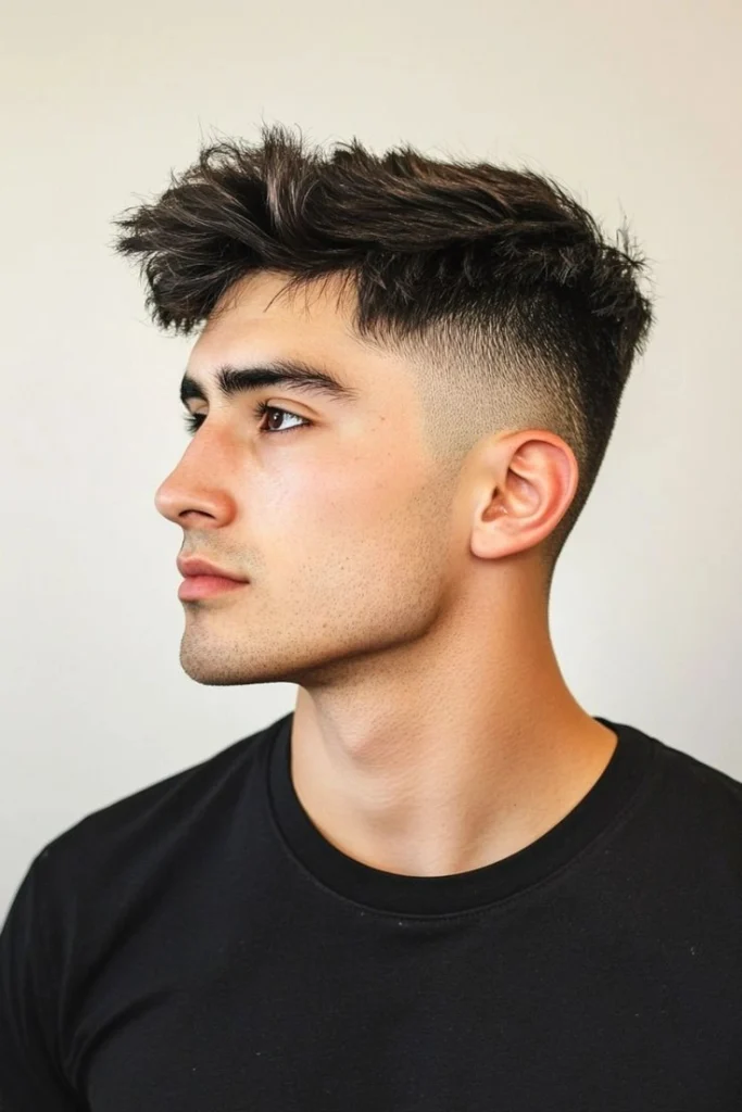 High Fade Faux Hawk