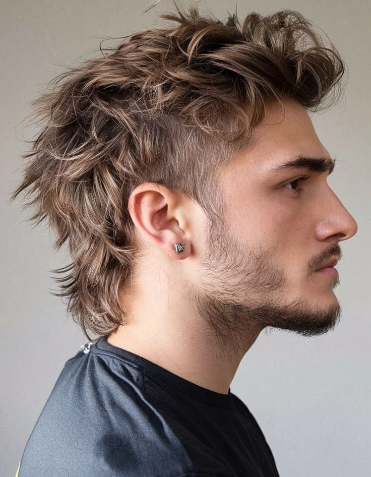 Long Mullet Fade