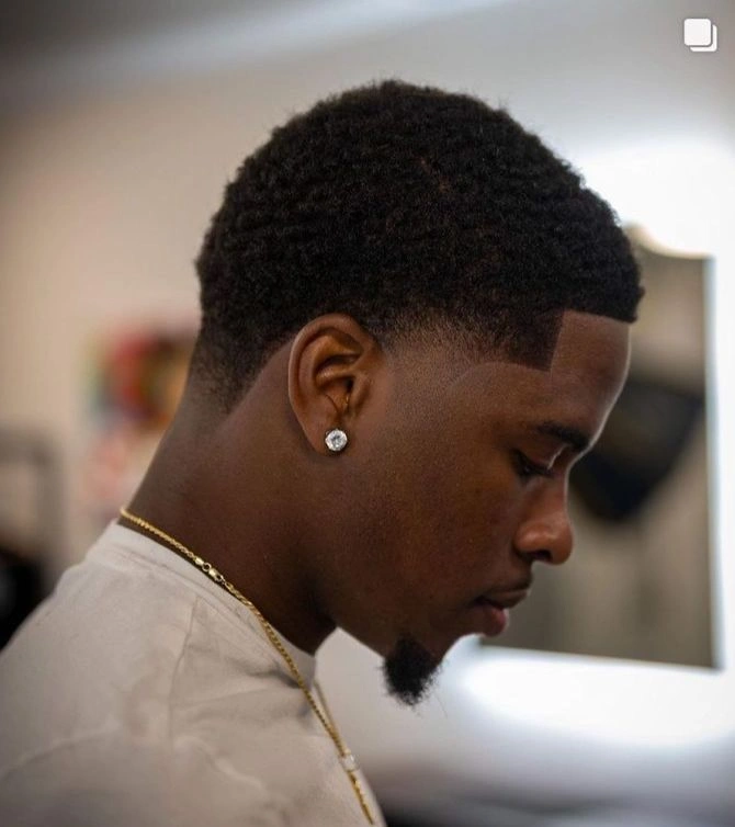 Low Fade Black Men