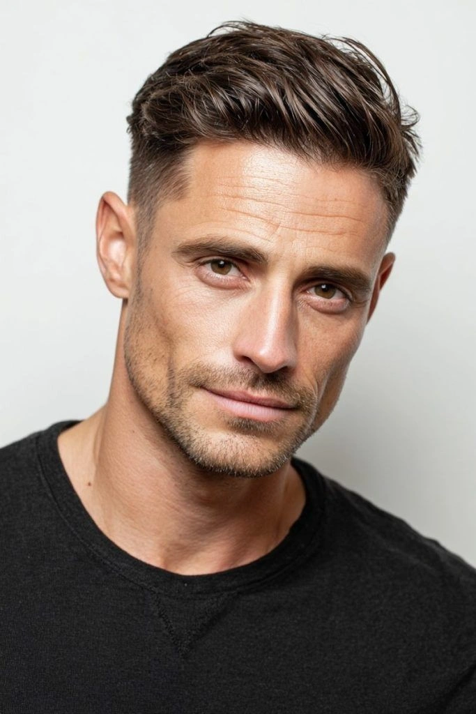 Low Fade Quiff Haircut