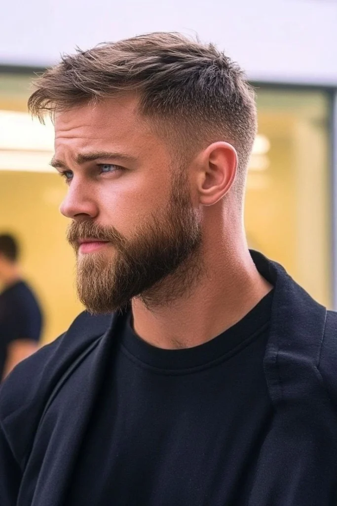 Low Fade and Beard