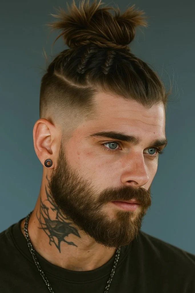 Male Undercut Long Hair