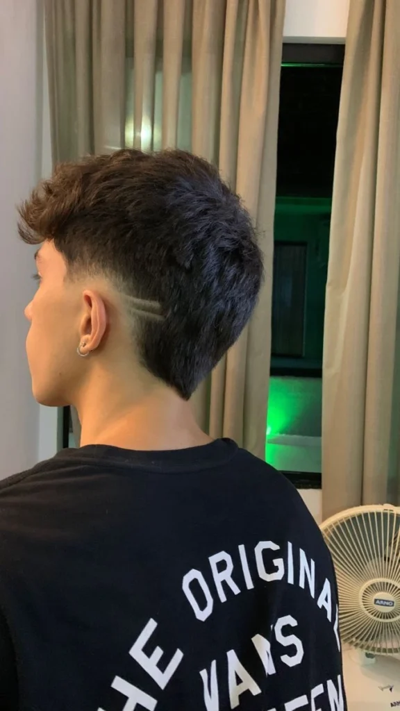 Modern Mullet Low Fade